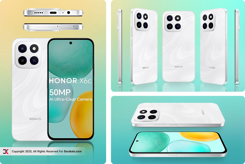 گوشی-Honor X6c-بررسی طراحی